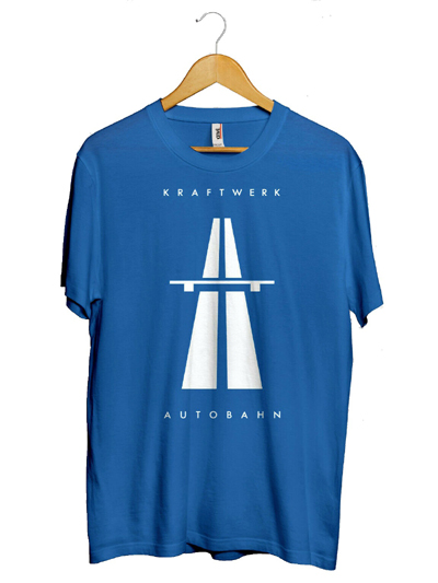 Import T-Shirt pA / KRAFTWERK AUTOBAHN sVc Blue